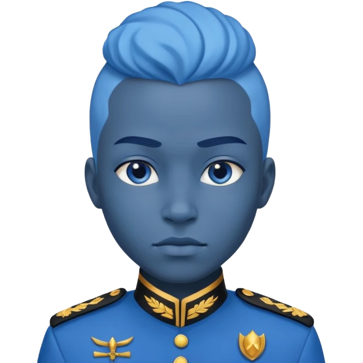 blue uniformed uk guardian emoji