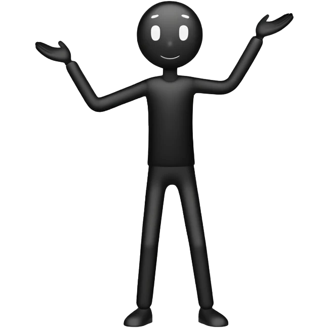 Stick figure emoji