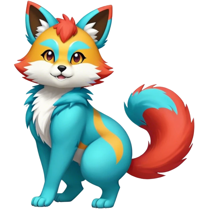 Anthro Sona Fakemon Full Body emoji