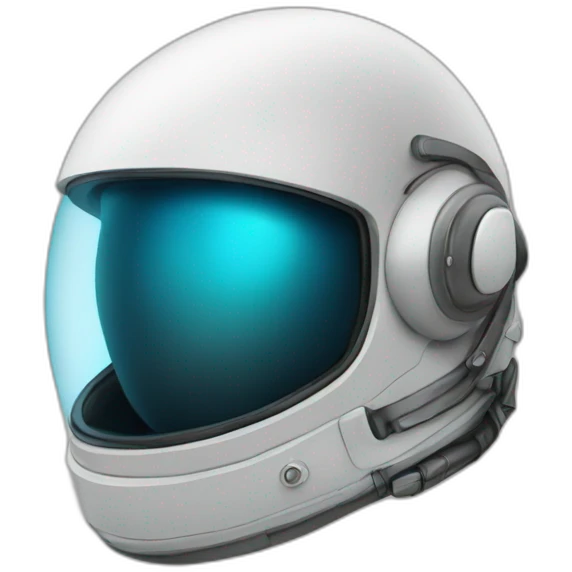 Cheval avec un casque d’astronaute  emoji