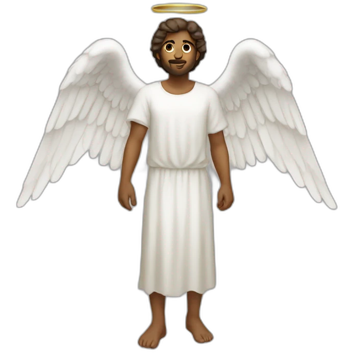 Biblical angel emoji