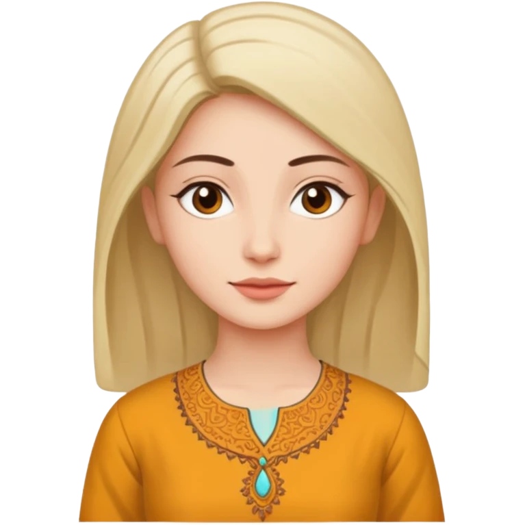 kurta wearing woman emoji