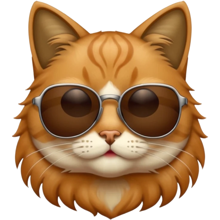 Cat wearing sunglasses emoji