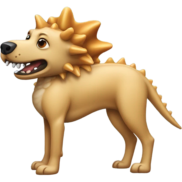 Stegosaurus dog  emoji
