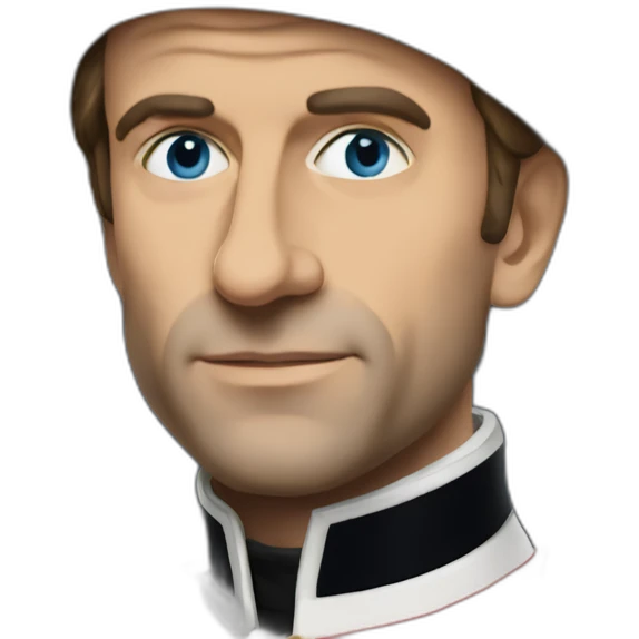 Emmanuel Macron the great king emoji