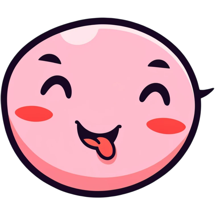 silly face with tongue out and winking emoji