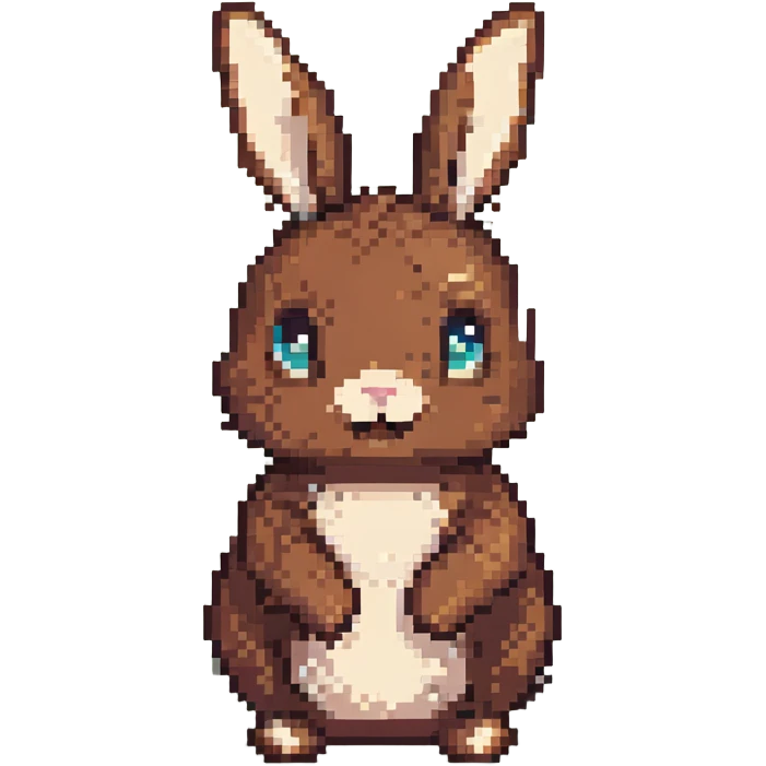 cute brown bunny emoji