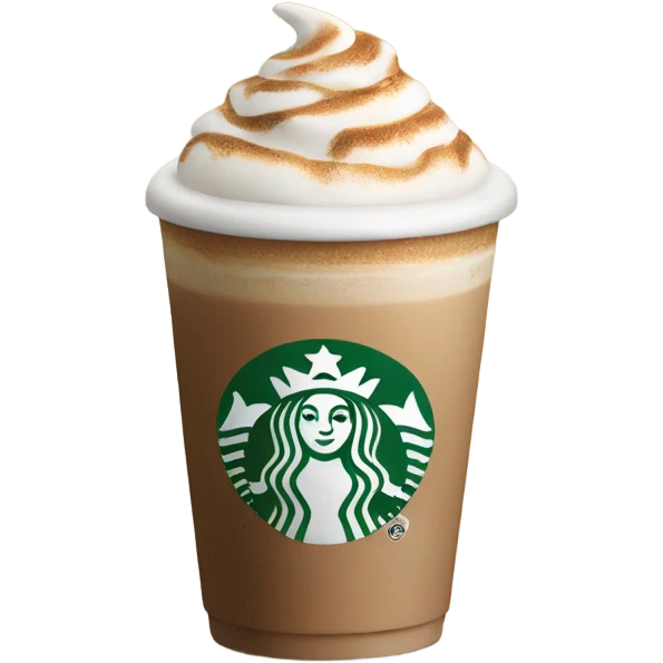 Starbucks hot latte emoji