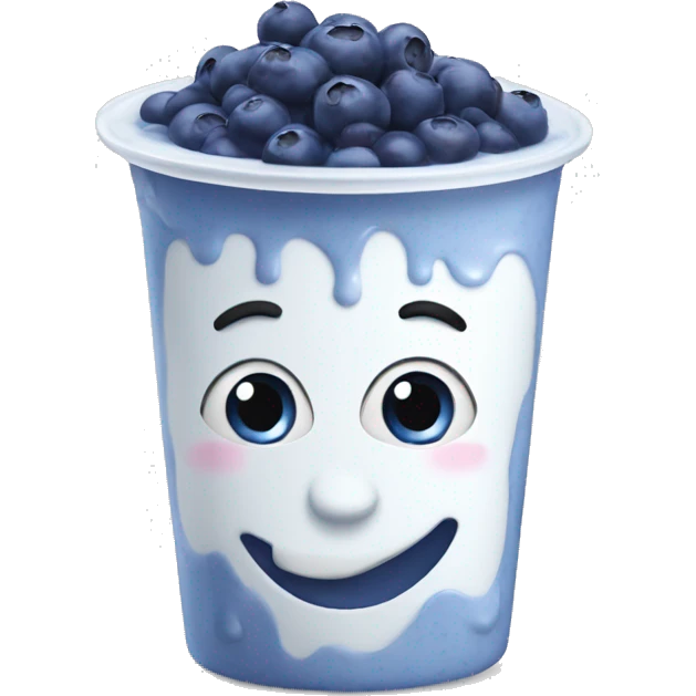 blueberry yogurt emoji