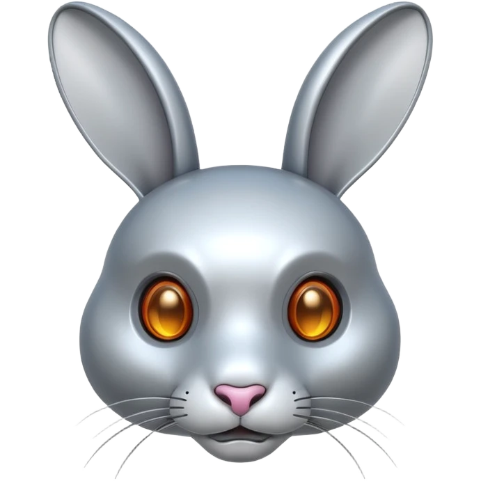 robot rabbit head emoji