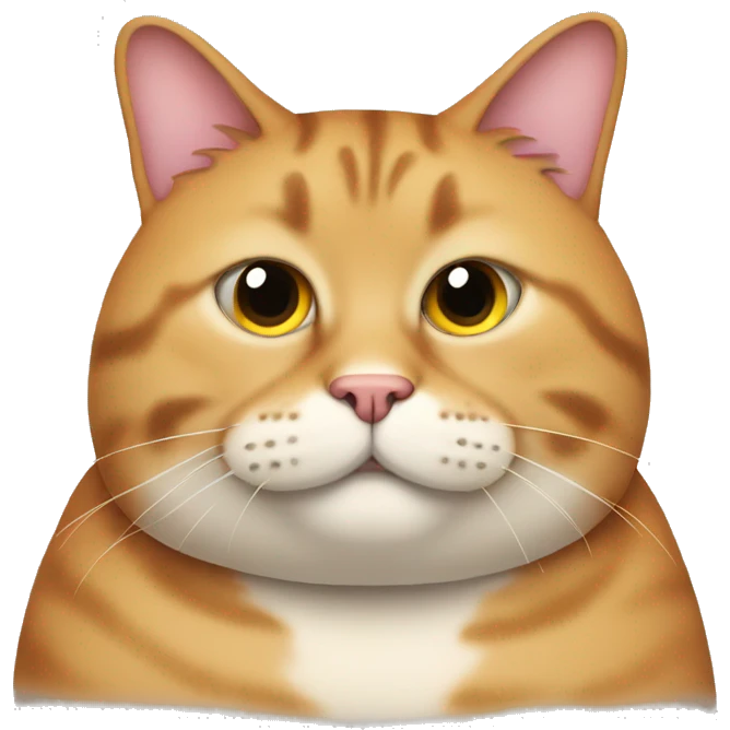 Fat cat emoji