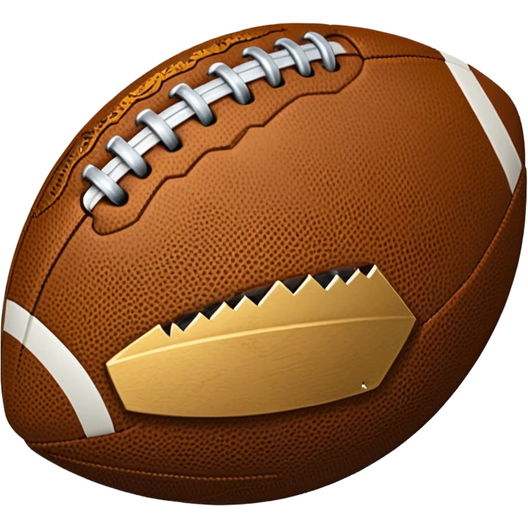 football cutting knife emoji