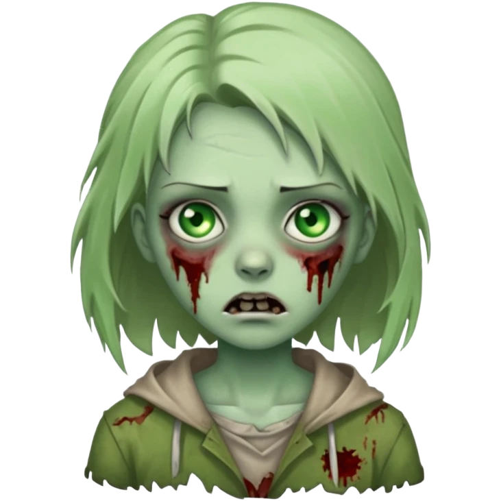 zombie girl emoji