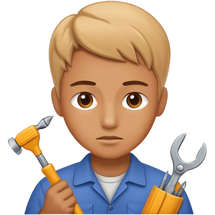person Repairing a tool emoji