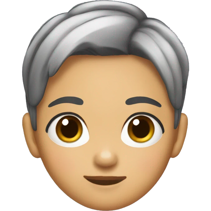 short haired chinita emoji