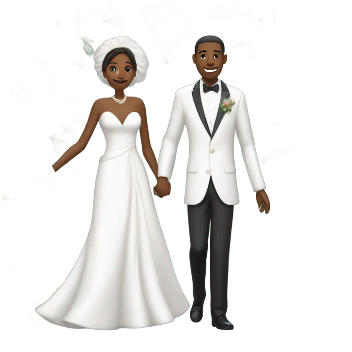 Lesbian wedding emoji