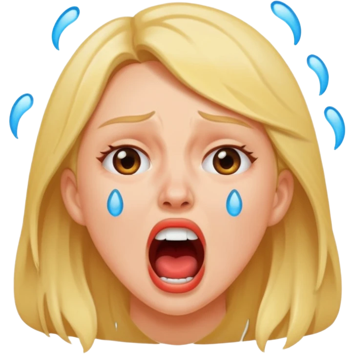 woman screaming emoji
