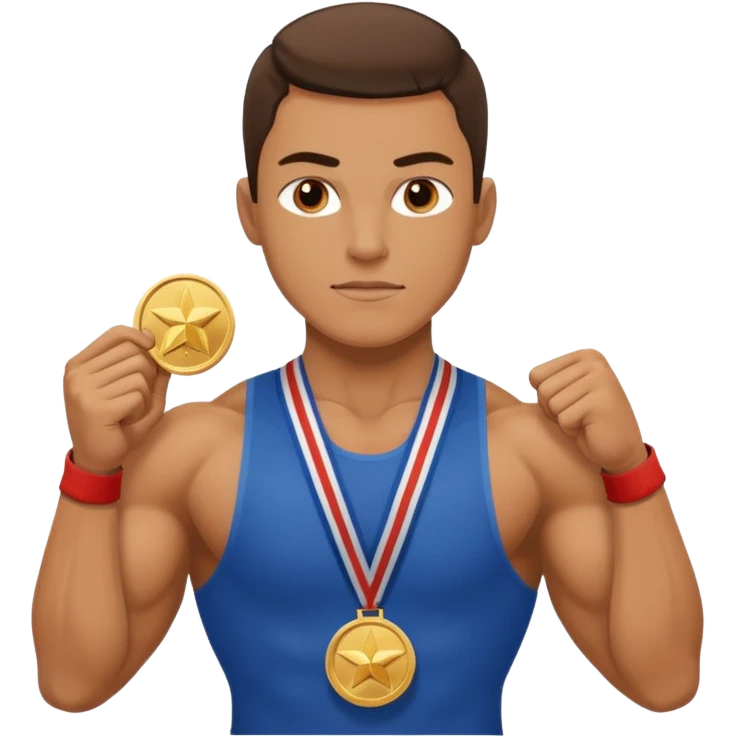 Champion with all respect emoji