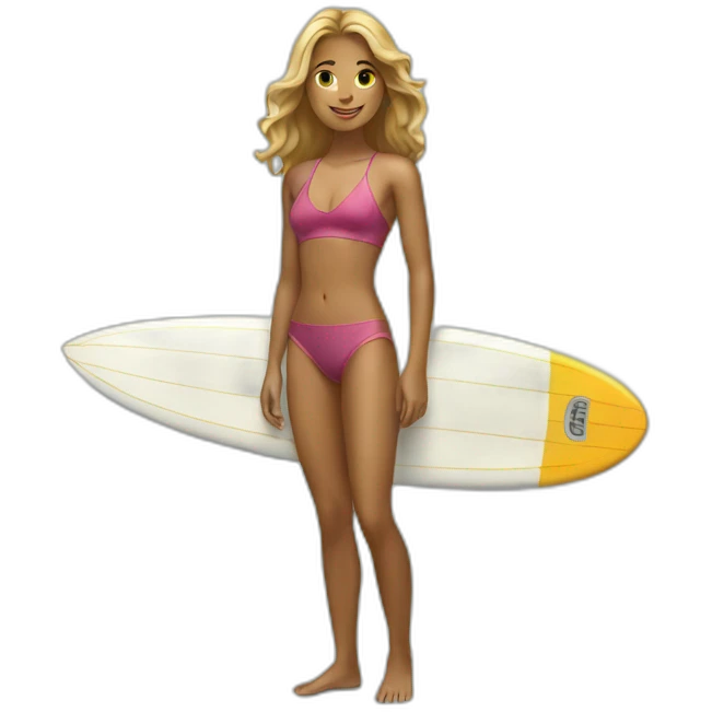 SURFER GIRL emoji