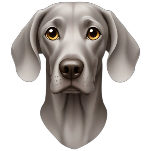 Weimaraner emoji