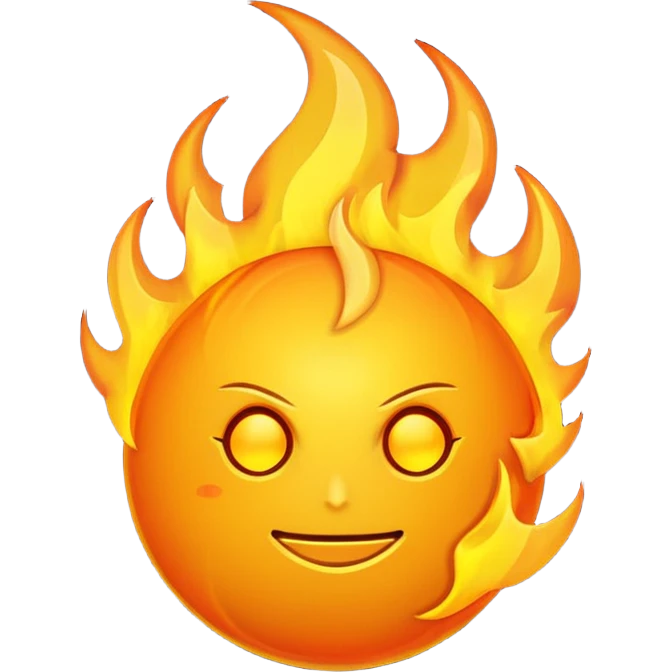 cyberpunk fire emoji