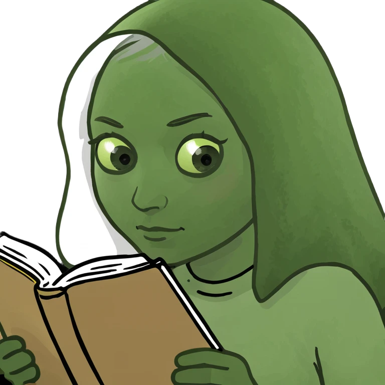 Girl reading her Bible emoji