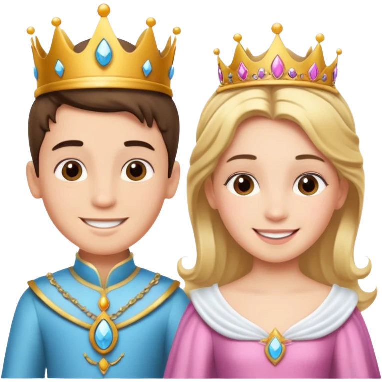 The boy is getting a princess makeover in before and after look  emoji