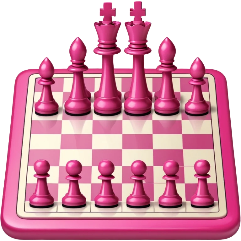 chessboard pink emoji