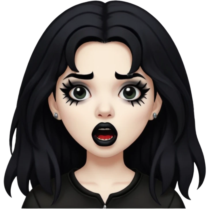 Mexican goth girl can’t sleep and yells about new suicideboy album
 emoji