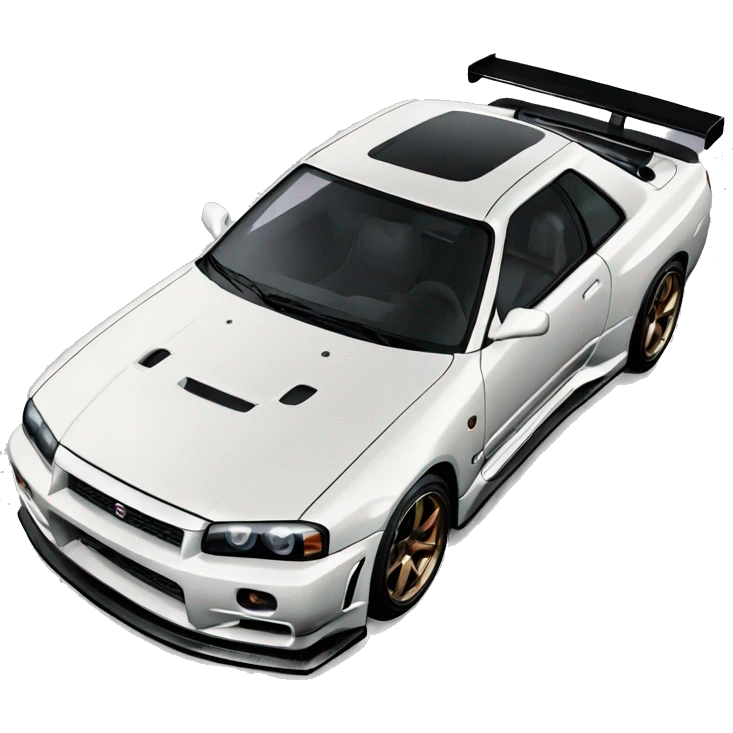 Nissan skyline R34 emoji