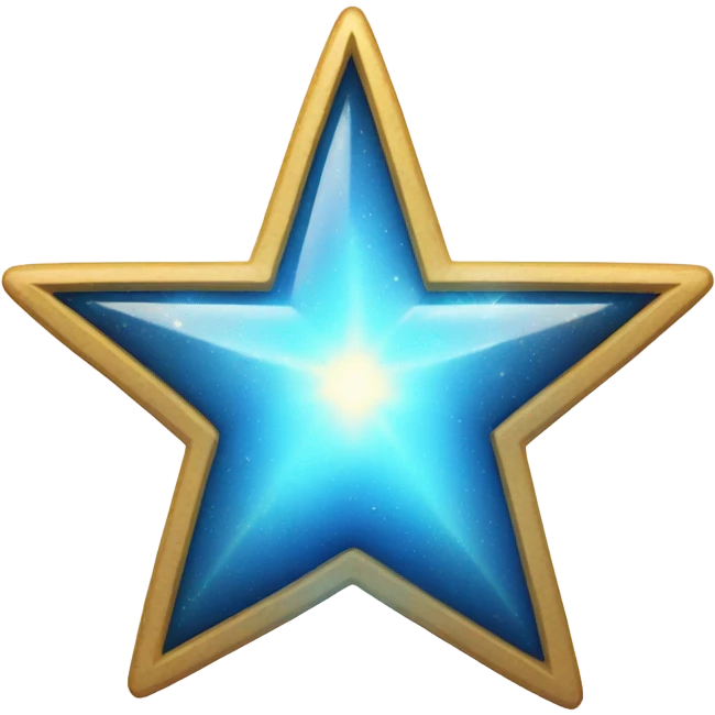 Blue star  emoji