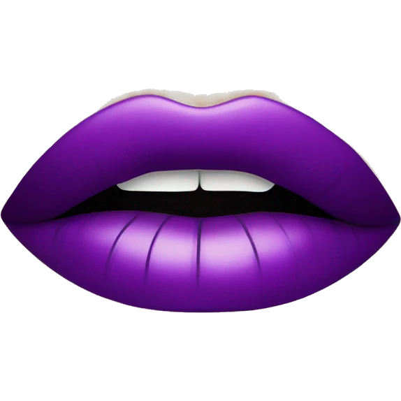 purple lip gloss emoji