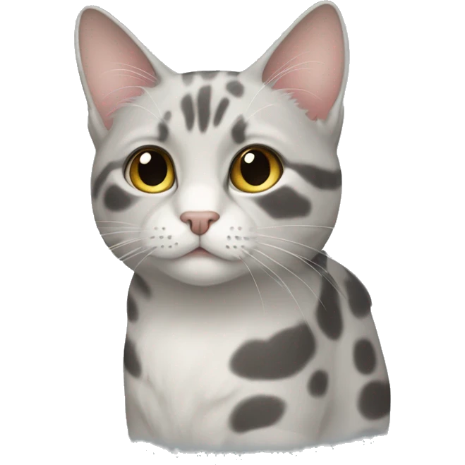 Australian Mist Cat,Spotted coat emoji