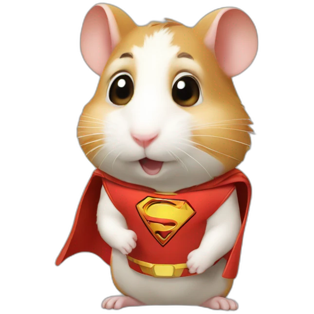 Supermann Hamster emoji
