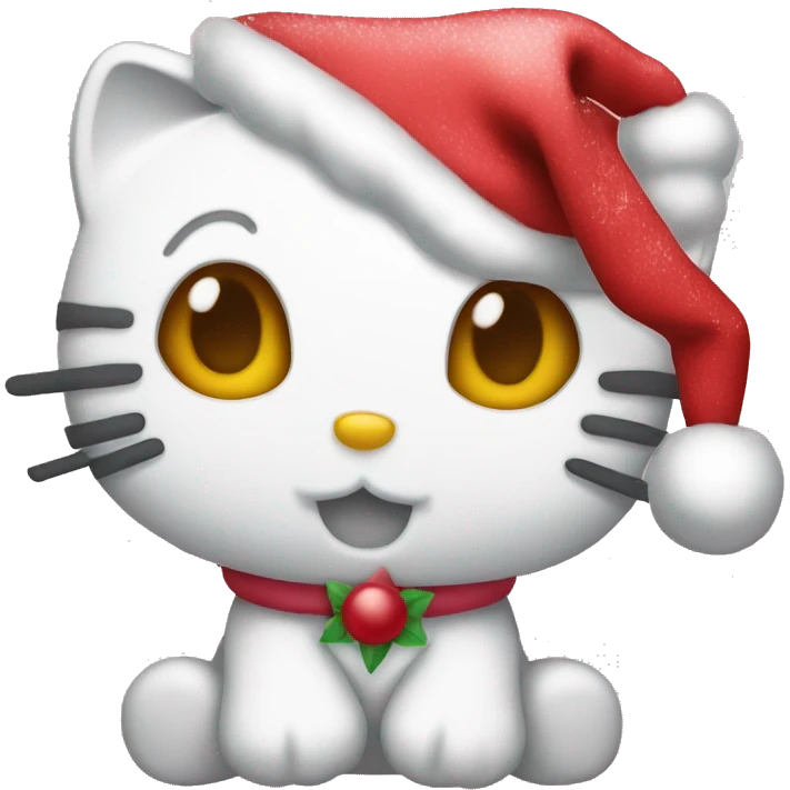 Hello kitty Christmas  emoji
