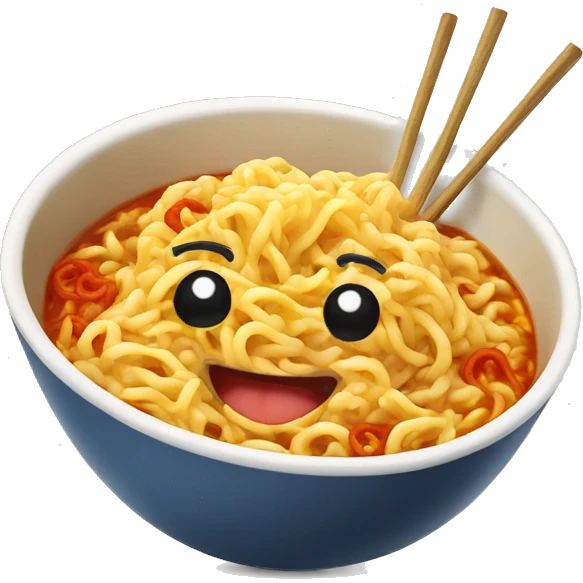 Bul dak samyang Instant noodles emoji