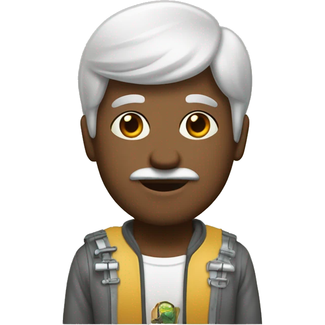 Marciana besando a una humana emoji