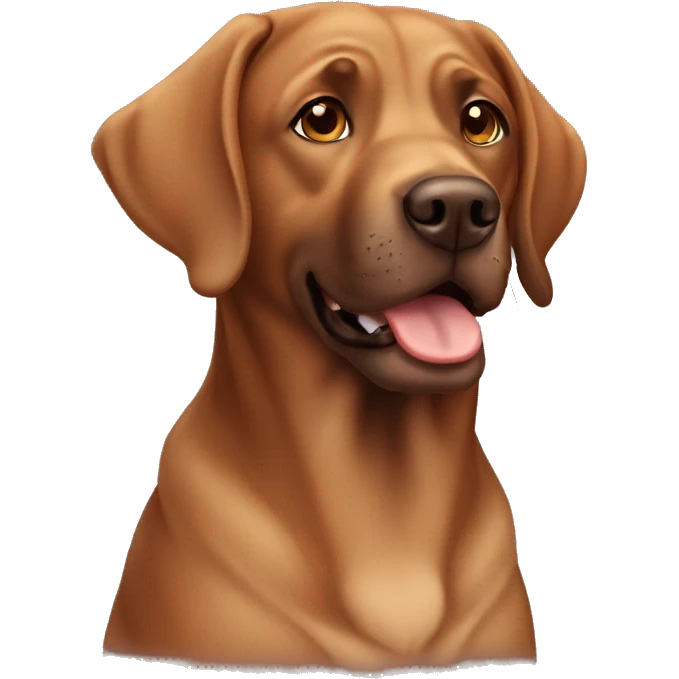 Brown labrador emoji