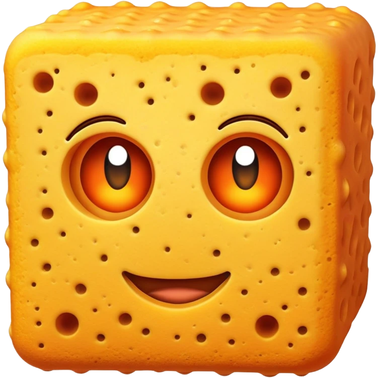 orange sponge emoji