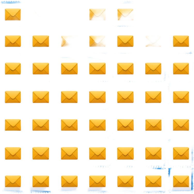 postage stamp sheet in postal service  emoji
