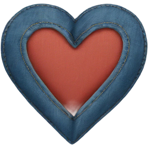Jean heart  emoji