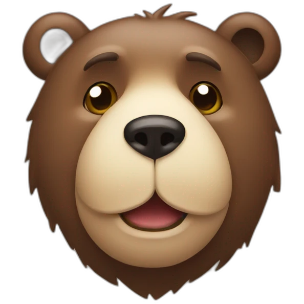Bear japy emoji