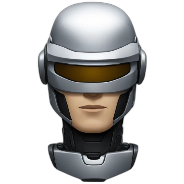 Robocop head emoji