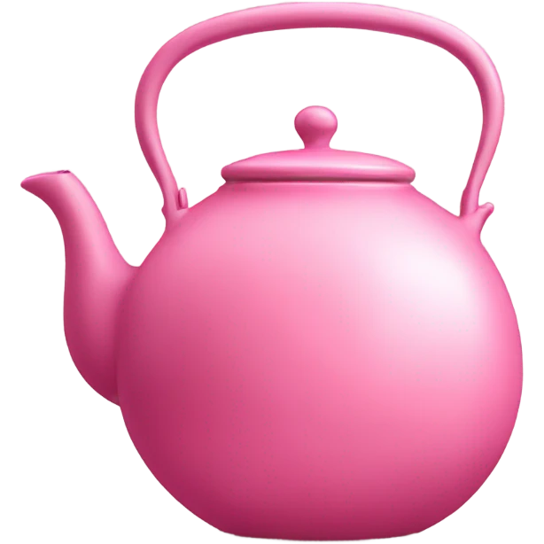 Pink tea pot emoji
