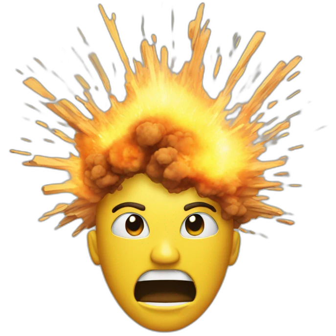 exploding head emoji