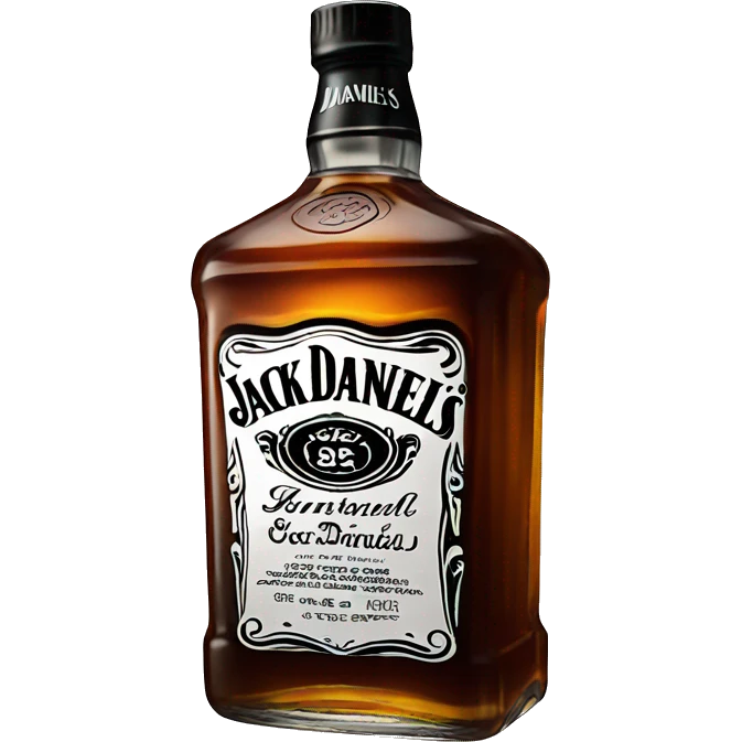 Jack Daniels bottle emoji