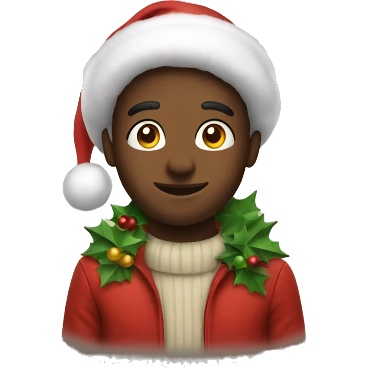 A warm Christmas  emoji