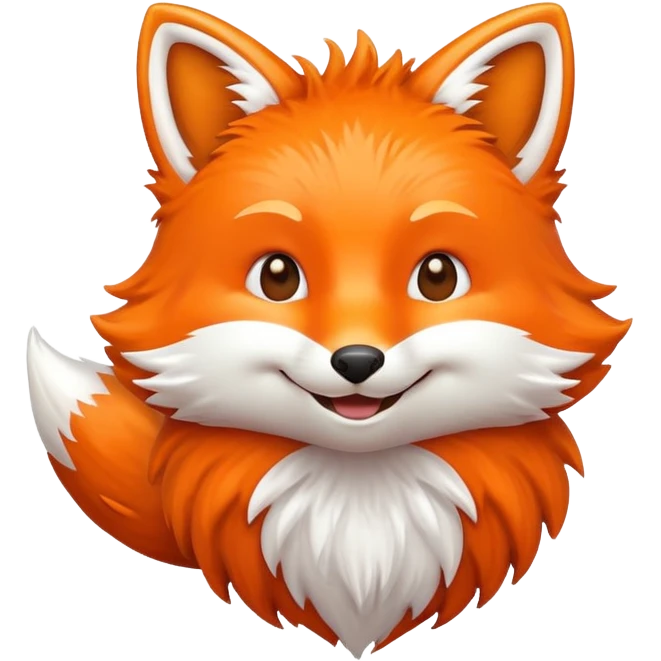 Сгенерируй эмодзи лисички emoji