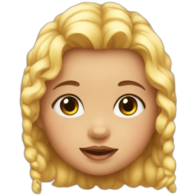 Baby girl emoji