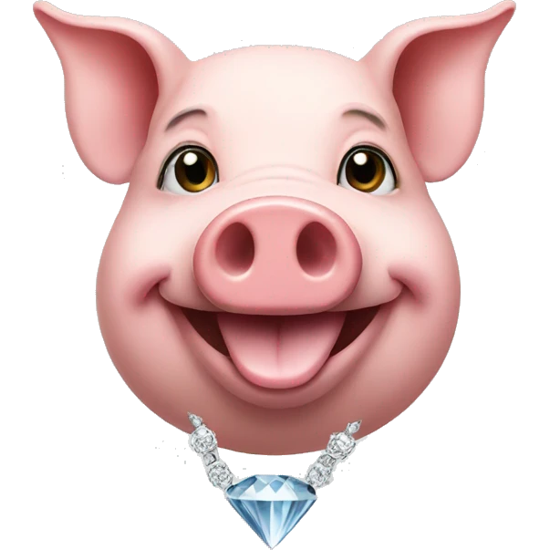 Pig with a diamond ring  emoji